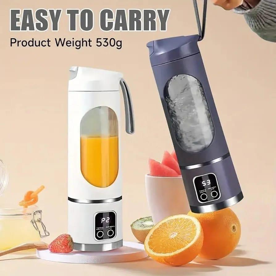 Portable Rechargeable Electric Juicer Blender – USB Rechargeable Personal Smoothie Maker, Green
