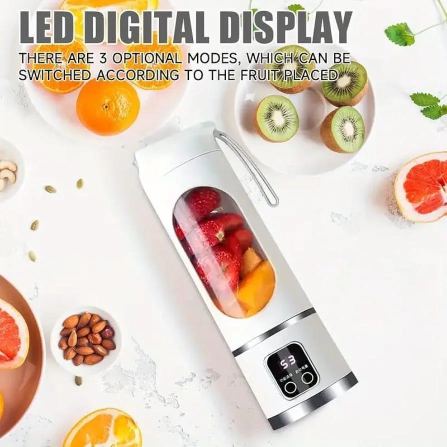Portable Rechargeable Electric Juicer Blender – USB Rechargeable Personal Smoothie Maker, Green